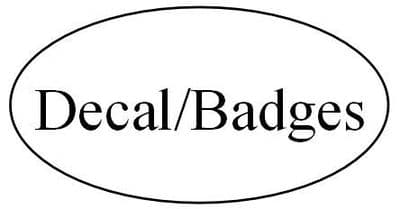 Decal/Badges