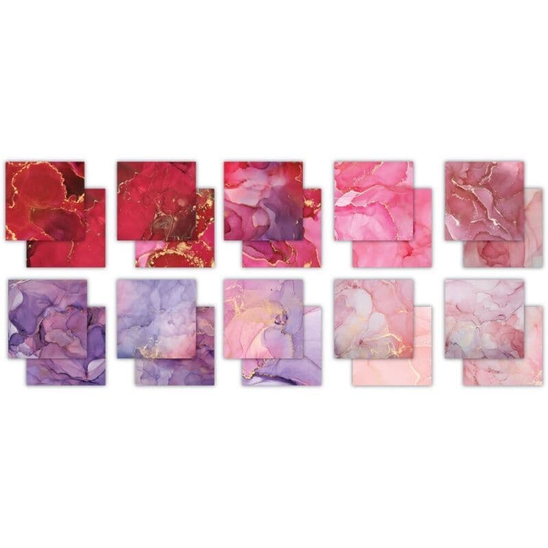 Ink Drop Roses 10 Sheets Ink Drops - Rose 6