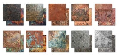 10 Sheets Metal Textures  6