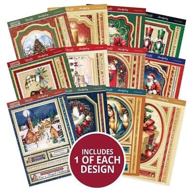 12 A5 Sheets from A Classic Christmas Hunkydory Whopper Topper Pad