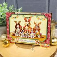 12 A5 Sheets from  - A Cute & Cosy Christmas Hunkydory Whopper Topper Pad