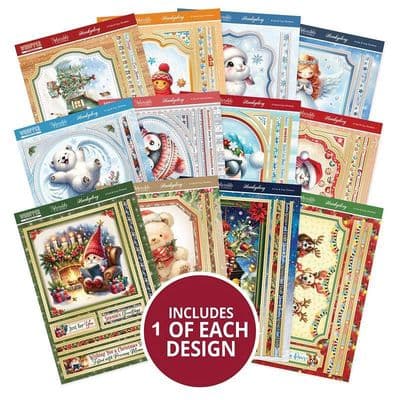 12 A5 Sheets from  - A Cute & Cosy Christmas Hunkydory Whopper Topper Pad