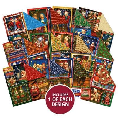 12 Sheets Golden Oldies Festive Fun - from Hunkydory Picture Perfect Pad