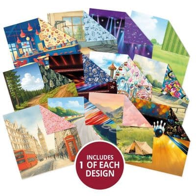 12 Sheets of Teenage Years Hunkydory Brilliant Backgrounds -  8