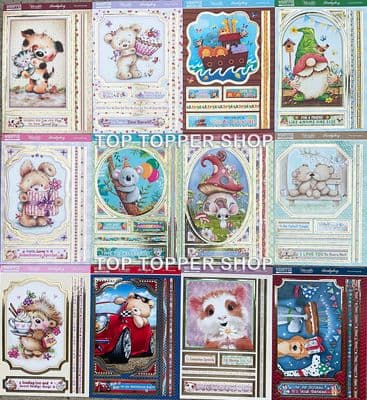 12 Whopper Toppers - Heartwarming Hugs -  Hunkydory A5 Card Toppers