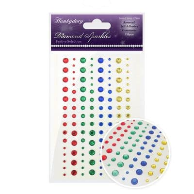 120 Diamond Sparkles Gemstones Festive Selection Hunkydory