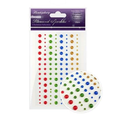 120 Diamond Sparkles Gemstones Precious Pearls - Christmas Selection