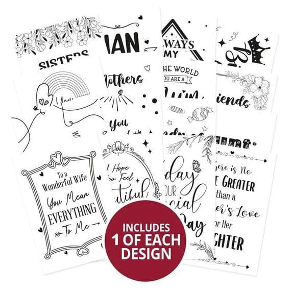 16 A7 Sheets from For The Ladies Hunkydory Say it with Style Pocket Pad