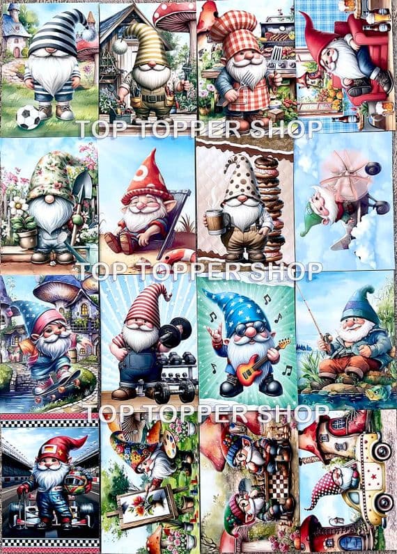 16 A7 Sheets from Gnomebody Does it Better Hunkydory Pocket Pad