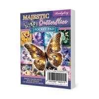 16 A7 Sheets from Majestic Butterflies Hunkydory Pocket Pad  64