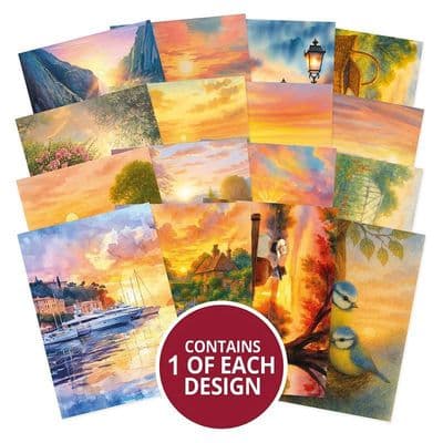 16 A7 Sheets from Sunset Moments Hunkydory Pocket Pad