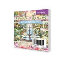 16 Sheets from - Garden of Dreams  Hunkydory  Square Pocket Pad
