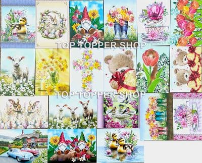 20 A6 Card Toppers from The Hunkydory Little Book of Spring is Here