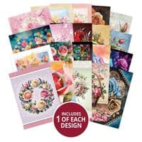 20 A6 Paper Toppers from The Hunkydory Little Book of Roses