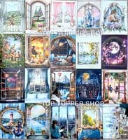 20 A6 Paper Toppers from The Hunkydory Little Book of Window Scenes