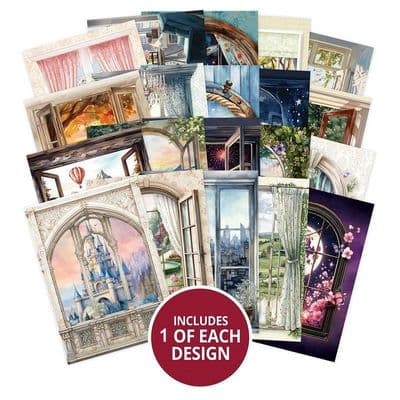 20 A6 Paper Toppers from The Hunkydory Little Book of Window Scenes