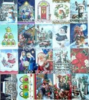 20 A6 Toppers from The Hunkydory Little Book of A Merry Little Christmas