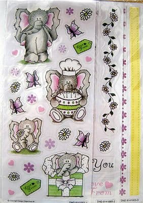 3 DAISY & DANDELION STICKERS - PICKLES & ONION