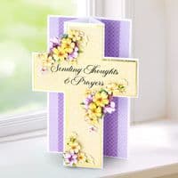 3 White Cross Pop Up Cards & Envelopes - Katy Sue Designs