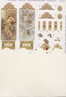 83755 MOCHA DIE CUT REDDY DECOUPAGE CARD KIT