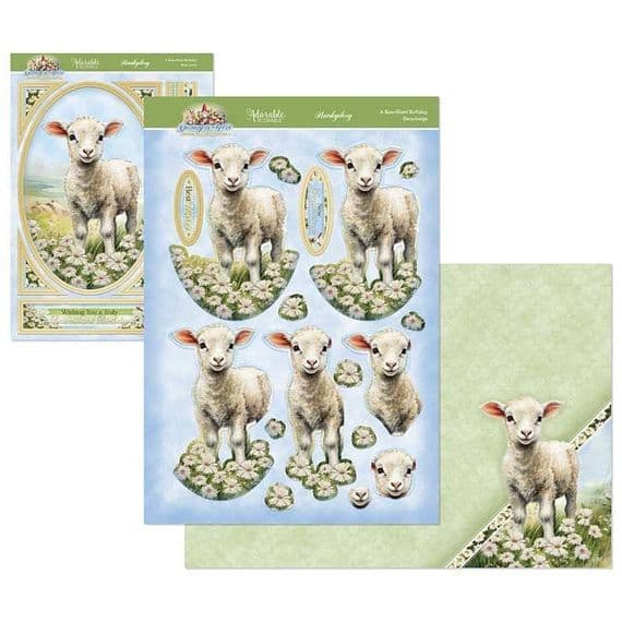 A Baa-rilliant Birthday - Spring is Here Hunkydory Die Cut Decoupage Kit