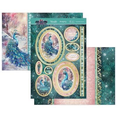 A Beautiful Christmas - Hunkydory Festive Elegance 2024  Luxury Christmas Card Toppers