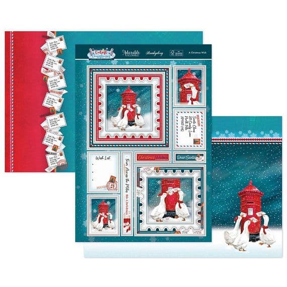 A Christmas Wish - Hunkydory Cutest Christmas 2025  Luxury Christmas Card Toppers