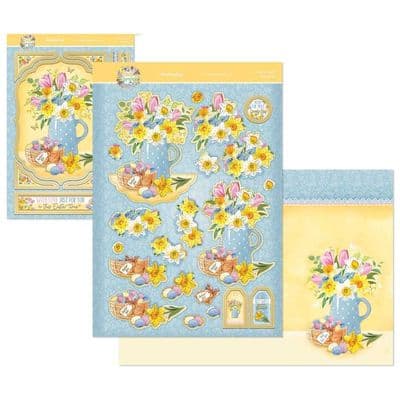 A Lovely Bunch - Hello Spring Hunkydory Die Cut Decoupage Kit
