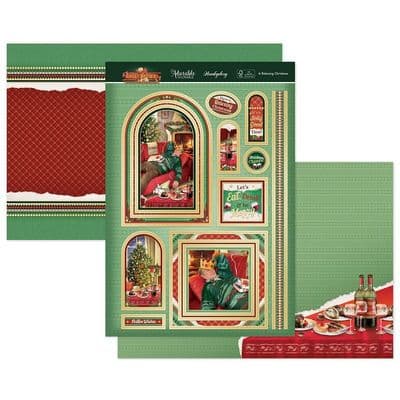 A Relaxing Christmas - Hunkydory Christmas Classics  2024  Luxury Christmas Card Toppers