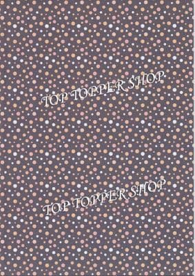 A4 Card Mixed Dots Cocoa Kanban 900256