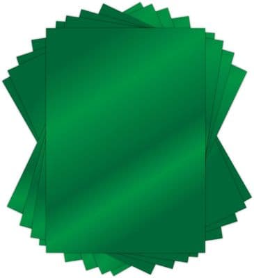 A4 Green Mirror Card - Choose 1 Sheet or Pack of 10