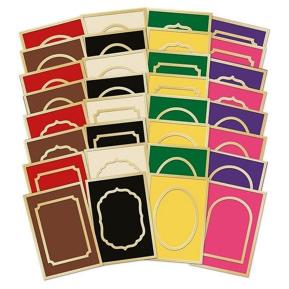 A7 Pocket Pad Apertures - Rich Gold