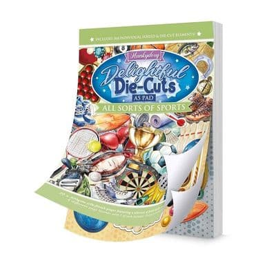 All Sorts of Sports Hunkydory A5 Pad Delightful Die-Cuts
