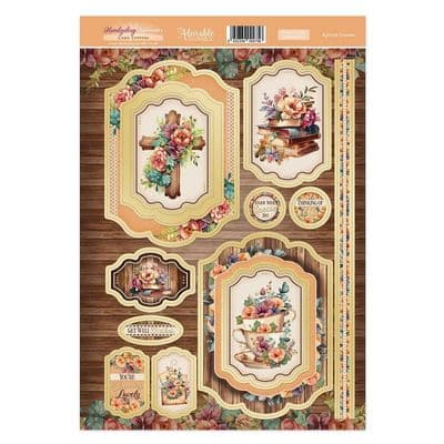 Apricot Dreams - Hunkydory Favourites Toppers A4 Sheet