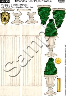 B-C-E COTTAGE DOOR PAPER CLASSIC