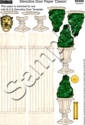 B-C-E COTTAGE DOOR PAPER CLASSIC