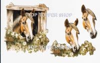 Beautiful Horses 10 Easy 3d Die Cut Decoupage Toppers Hearty Crafts HC13940