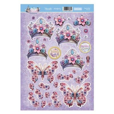 Bejewelled Beauty -  Hunkydory A Touch of Magic Decoupage Topper Sheet
