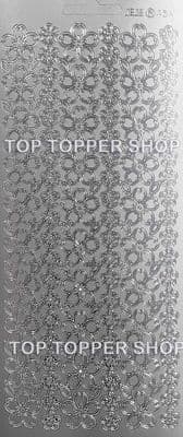 Blossom Silver Peel Off Stickers 454701