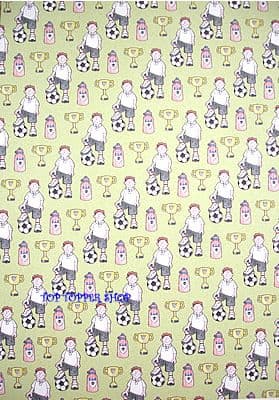 BOYS - FOOTBALL BOY PAPER NATION A4 BACKING PAPER
