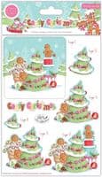 Candy Christmas 10 Sheets 3D Die Cut Christmas Decoupage Set Craft Consortium