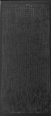 Chain Borders Black Matt Peel Off Stickers  Doodey 6551