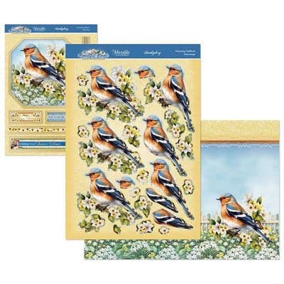 Charming Chaffinch - Beautiful Birds Hunkydory Die Cut Decoupage Kit