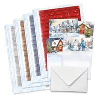 Christmas Garden Picket Fence Card Making Kit - Katy Sue
