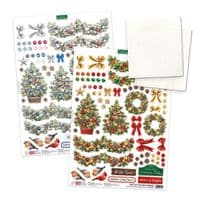 Christmas Garden Picket Fence Card Making Kit - Katy Sue