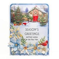 Christmas Picket Fence Scene Stash 12 sheets - Katy Sue