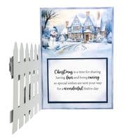 Christmas Picket Fence Scene Stash 12 sheets - Katy Sue