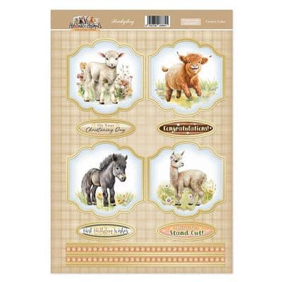Country Cuties -  Hunkydory Adorable Animals Topper Sheet