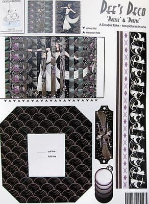 DEE'S DECO RAZZLE & DAZZLE DESIGN HOUSE DOUBLE TAKE SHEET