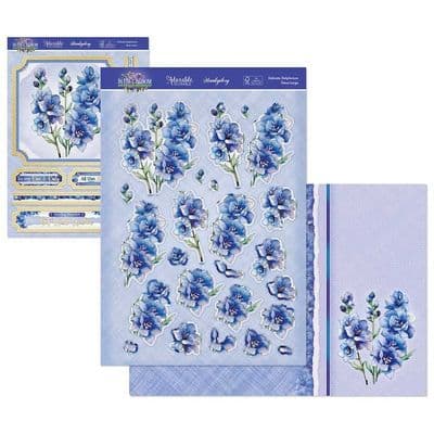 Delicate Delphinium - Hunkydory In Full Bloom Deco-Large Kit